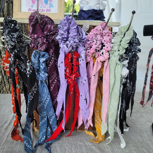 Bandana Scrunchie